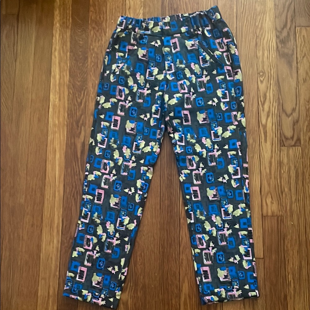 Colorful Geometric women ankle Pants
